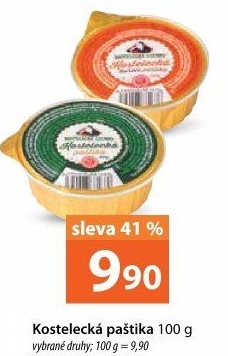 Paštika kostelecká Kostelecké uzeniny