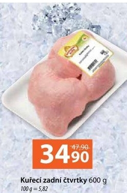Čtvrtky kuřecí mražené Vodňanské kuře