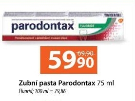 Pasta na zuby Fluoride Parodontax