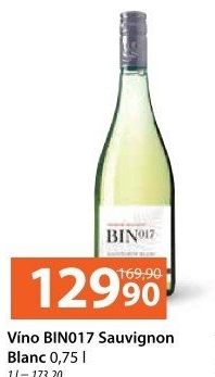 Vino Sauvignon Blanc Premium Selection BIN 017
