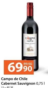 Víno Cabernet Sauvignon Campo de Chile
