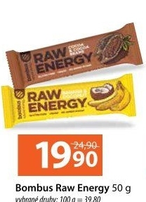 Tyčinka Bombus Raw Energy
