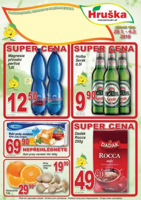 akční leták Hruška 29.1.2019-4.2.2019