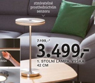 LED STOLNÍ LAMPA