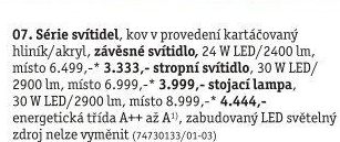 LED STROPNÍ SVÍTIDLO