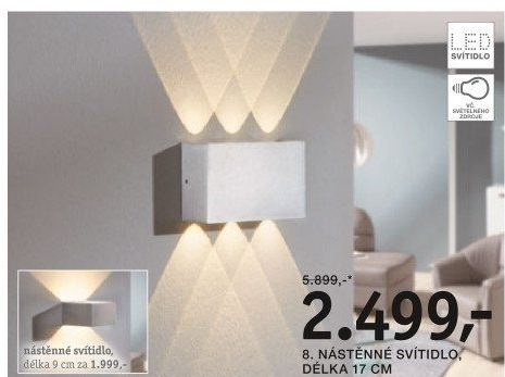 LED NÁSTĚNNÉ SVÍTIDLO