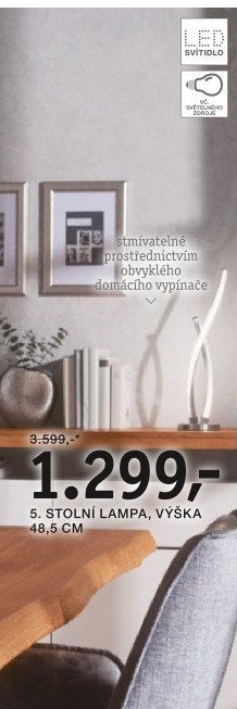 LED STOLNÍ LAMPA