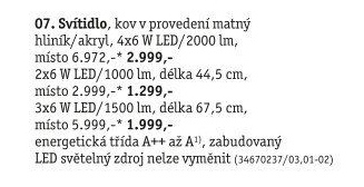 LED SVÍTIDLO