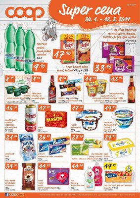 akční leták COOP 30.1.2019-12.2.2019