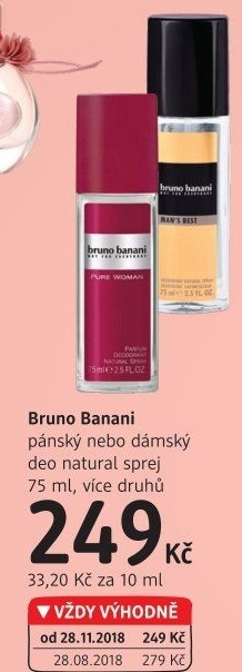 Deodorant parfémovaný Bruno Banani