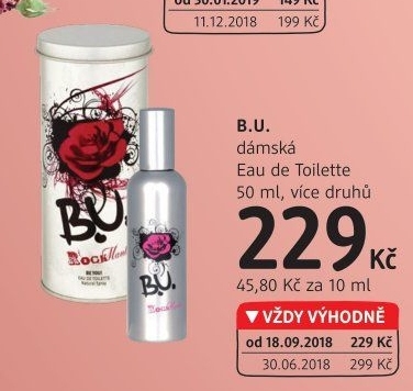 Toaletní voda dámská B.U.
