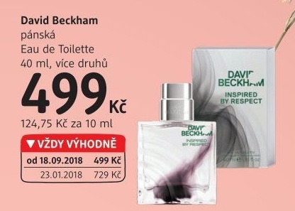 Toaletní voda pánská David Beckham