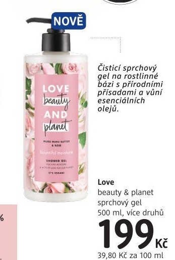 Sprchový gel Love Beauty and Planet