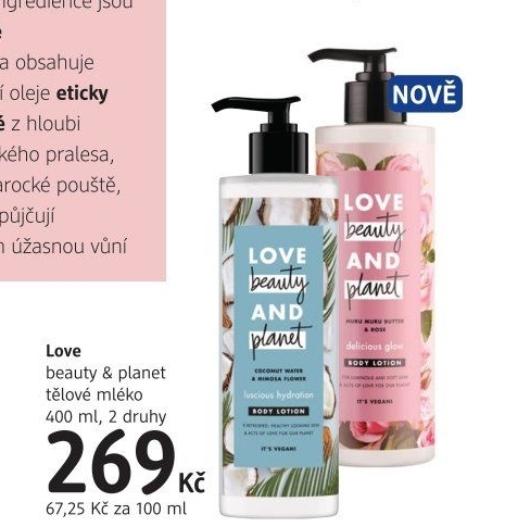 Tělové mléko Love Beauty and Planet