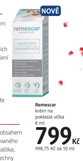 Krém pleťový na redukci kruhů a váčků pod očima Remescar