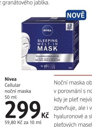 Noční maska Cellular Nivea