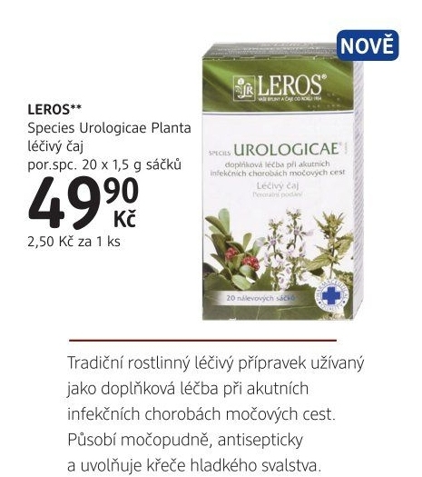 Čaj bylinný funkční Leros