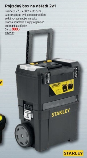 Pojízdný box na nářadí Stanley