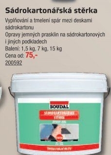 Sádrokartonářská stěrka Soudal