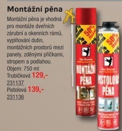 Montážní pěna Den Braven