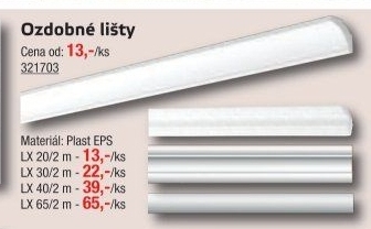 Stropní lišta