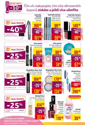 akční leták Teta drogerie 7.2.2019-18.2.2019