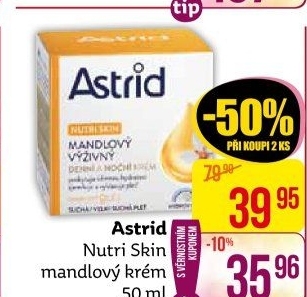 Pleťový krém výživný mandlový Nutri Skin Astrid