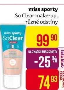 Make up So Clear Miss Sporty