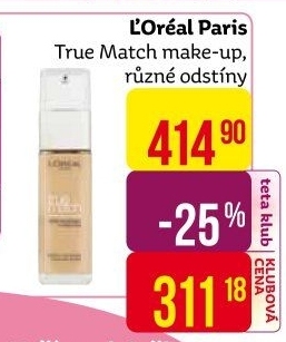 Make up True Match L’Oréal