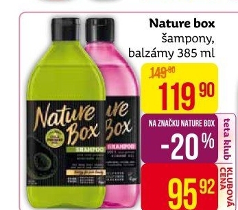 Šampon Nature box