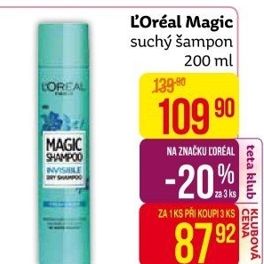 Suchý šampon Magic L'