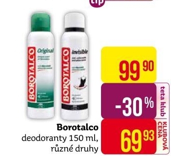 Deodorant sprej Borotalco