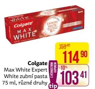 Pasta na zuby Max White Expert Colgate