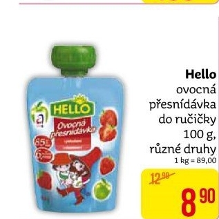 Ovocná kapsička Hello