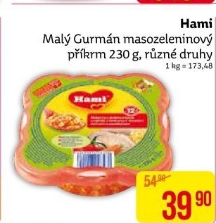 Příkrm Malý gurmán Hami