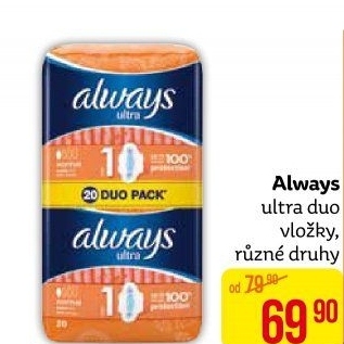 Vložky dámské Ultra Always