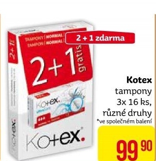 Tampony Kotex