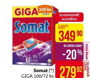 Kapsle do myčky Somat