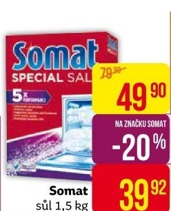 Sůl do myčky Somat