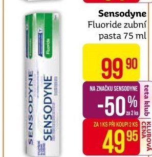 Pasta na zuby Fluoride Sensodyne