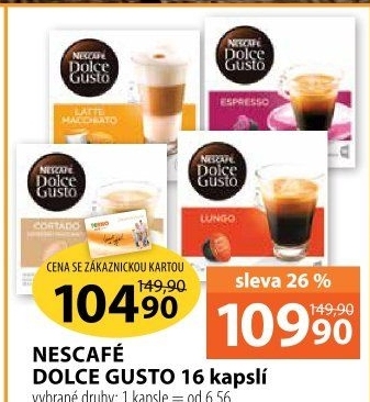 Kapsle Dolce Gusto Nescafé