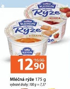 Mléčná rýže Kunín