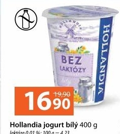 Bílý jogurt bez laktózy Hollandia