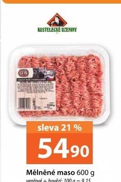 Mleté maso mix Kostelecké uzeniny