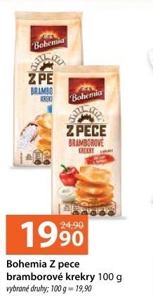 Krekry Z pece Bohemia Chips