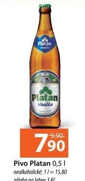 Nealkoholické pivo Platan