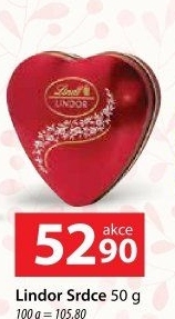 Bonboniéra srdce Pralinky Lindor Lindt