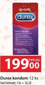 Kondomy Feel intimate Durex