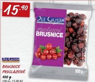 Brusinky sušené Dle Gusta