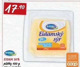 Sýr Eidam 30% Ranko